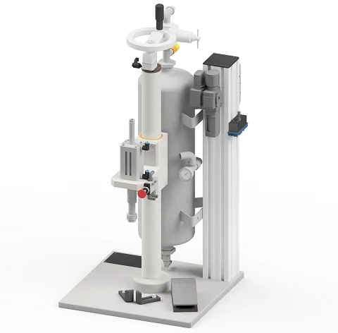Halvautomatisk fyllningsmaskin för CO2/N2, typ Z-2013