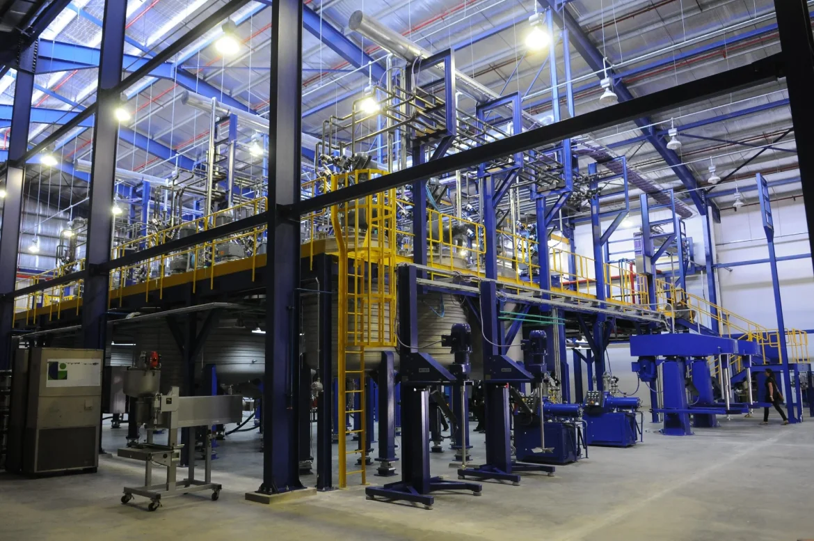 Installation av aerosolproduktionslinje